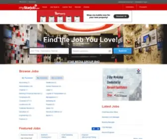 MYstarjob.com(Malaysia) Screenshot