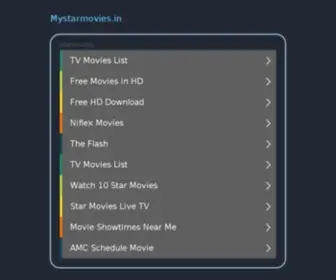 MYstarmovies.in(3gp Mobile Movies) Screenshot