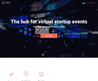 MYstartupevents.com(My Startup Events) Screenshot