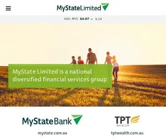 MYstatelimited.com.au(MyState Limited) Screenshot