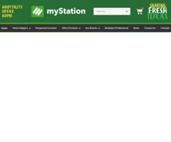 MYstation.ca(Commercial Furniture For Restaurants) Screenshot