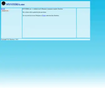 MYsteria.one(MYSTERIA) Screenshot