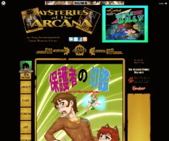 MYsteriesofthearcana.com(Mysteries of the Arcana) Screenshot
