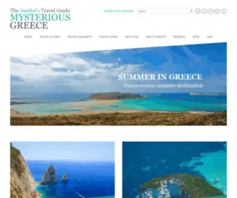 MYsteriousgreece.com(Mysterious Greece) Screenshot