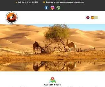 MYsteriousmoroccotours.com(Mysterious Morocco tours) Screenshot