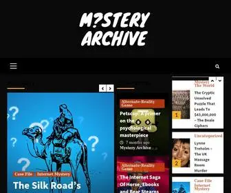 MYsteryarchive.com(Mystery Archive) Screenshot