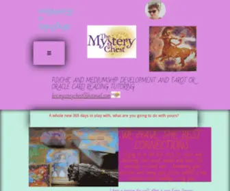 MYsterychest.co.uk(All things spiritual is the essence of The Mystery Chest) Screenshot