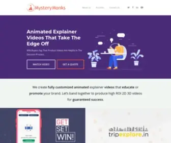 MYsterymonks.com(Smart Digital Solutions by Top Professionals) Screenshot