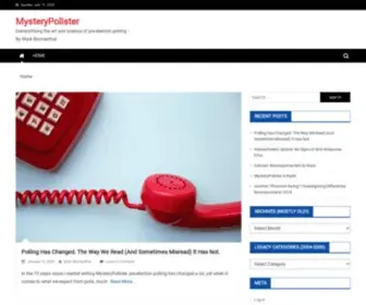 MYsterypollster.com(Demystifying the art and science of pre) Screenshot