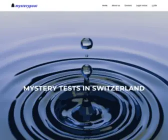 MYsterypool.com(Mystery Tests in Switzerland) Screenshot