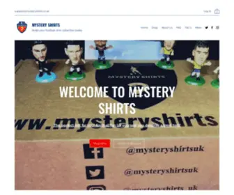 MYsteryshirts.co.uk(Mystery Football Shirts) Screenshot