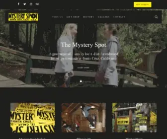 MYsteryspot.com(The Mystery Spot Official Website) Screenshot