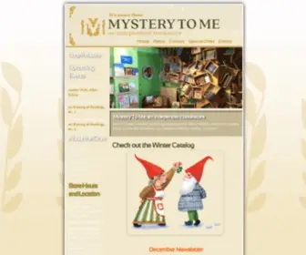 MYsterytomebooks.com(It's More Than Mystery to Me) Screenshot