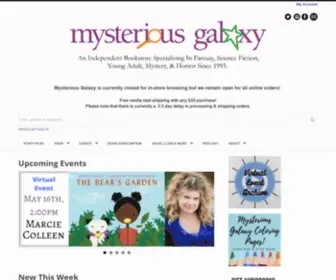 MYStgalaxy.com(Mysterious Galaxy Bookstore) Screenshot