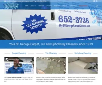 MYStgeorgecarpetcleaner.com(Prestige Carpet & Tile) Screenshot