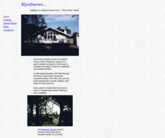 MYSthaven.net(Newport Oregon Vacation Rental) Screenshot