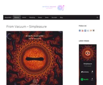 MYstic-Sound.com(Mystic Sound Records) Screenshot