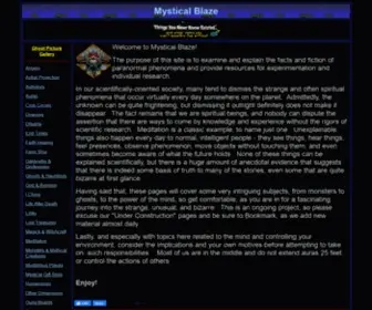 MYsticalblaze.com(Mystical Blaze) Screenshot