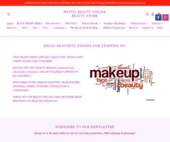 MYsticbeautysa.com(Mystic Beauty Online Beauty Store) Screenshot