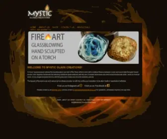 MYsticGlasscreations.com(Mystic Glass Creations) Screenshot