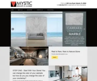 MYsticGranite.com(Orlando, FL Stone Showroom) Screenshot