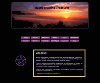 MYsticmorningtreasures.com(You may know me as real) Screenshot