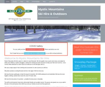 MYsticmountainsskihire.com.au(Mystic Mountains Ski Hire) Screenshot