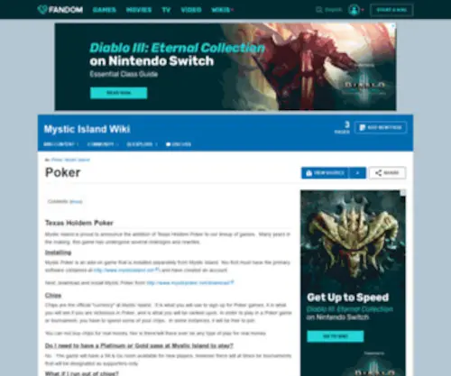 MYsticPoker.net Screenshot