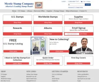 MYsticrarestamps.com(Stamp Collecting) Screenshot