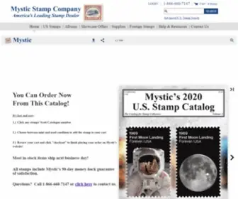 MYsticstampcatalog.com(US Stamp Catalog at Mystic Stamp Company) Screenshot