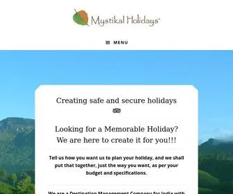 MYstikalindia.com(Mystikal Holidays) Screenshot