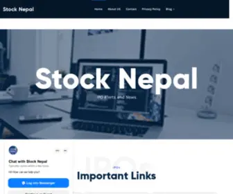 MYstocknepal.com(Stock Nepal) Screenshot