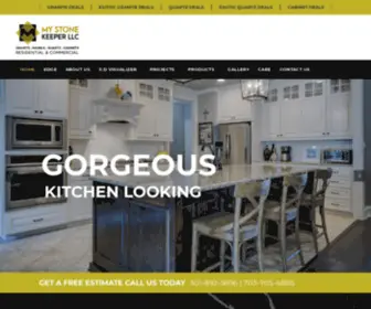 MYstonekeeper.com(Kitchen Countertops) Screenshot