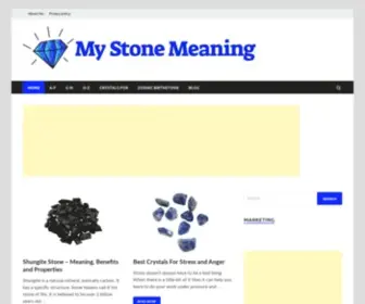 MYstonemeaning.com(My Stone Meaning. Everything you need to know about your favorite gemstone) Screenshot