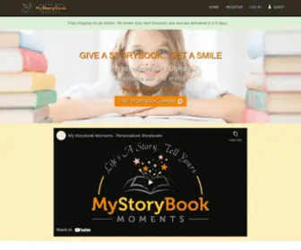 MYstorybookmoments.com(Personalized kids stories (home)) Screenshot