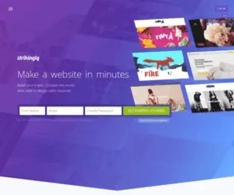 MYStrikingly.com(Strikingly) Screenshot
