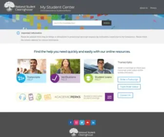MYstudentcenter.org(My Student Center) Screenshot