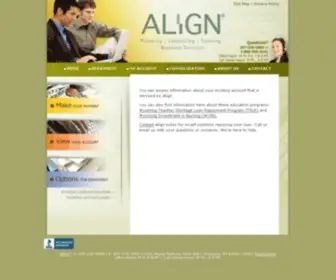 MYstudentloanalign.org(My Student Loan Align) Screenshot