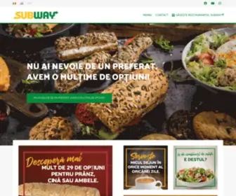 Mysubway.ro(SUBWAY® România) Screenshot