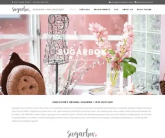 Mysugarbox.com(Wax Boutique) Screenshot