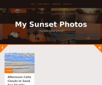 Mysunsetphotos.com(My Sunset Photos) Screenshot