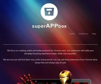 Mysuperappbox.com(Useful and better products for Google chrome) Screenshot