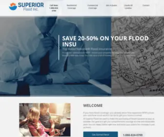 Mysuperiorflood.com(Superior Flood) Screenshot