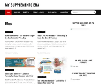 Mysupplementsera.com(Supplemental and Beauty Product Reviews) Screenshot