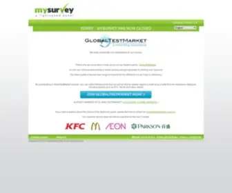 Mysurvey.com.my(Home) Screenshot