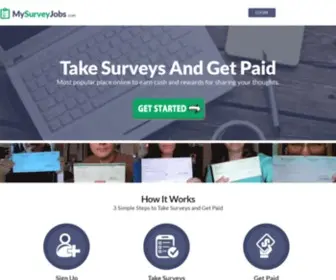 Mysurveyjobs.com(Get Paid For Taking Surveys) Screenshot