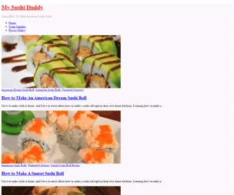 Mysushidaddy.com(My Sushi Daddy) Screenshot