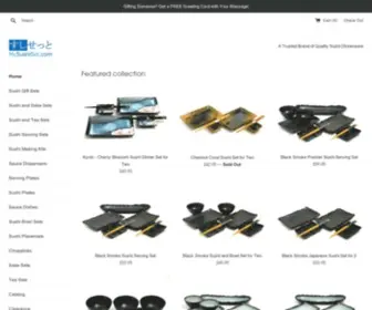 Mysushiset.com(A Trusted Brand of Quality Sushi Dinnerware) Screenshot