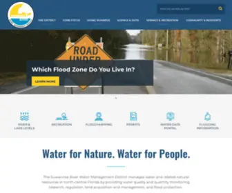 Mysuwanneeriver.com(Suwannee River Water Management District) Screenshot