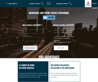 Mysuzuki.fr(Espace personnel avantages & services) Screenshot